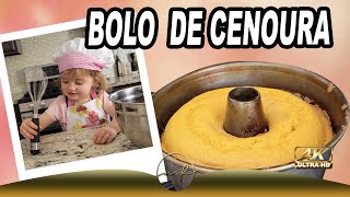 BOLO DE CENOURA FÁCIL🥕 Cozinhando com a Olivia ❤️