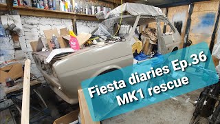 Decluttering the MK1 + copper primer + lower wheel well repair panel | Fiesta diaries | Ep.36