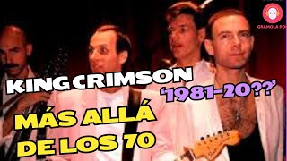 📀KING CRIMSON, (1981-20??) MÁS ALLÁ DE LOS 70s #rockprogresivo #reseña #historiadelamusica