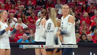 #9 Creighton vs #4 Louisville | NCAA Women Volleyball 09/15/2024