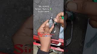 MG ASTOR Key Battery Replacement  #mg