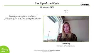 TMC Tax Tip of the Week #3 – DAC6