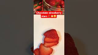 Strawberry stars ⭐️ 🍓#yummy #ideas #strawberry  #chocolate #healthy #delicious #fun #recipe #short