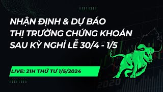 NHẬN ĐỊNH & DỰ BÁO THỊ TRƯỜNG CHỨNG KHOÁN SAU KỲ NGHỈ LỄ 30/4 - 1/5