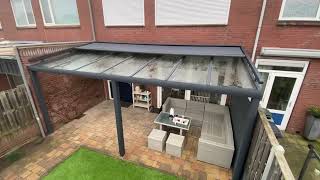 Elektrische zonwering veranda bovenbouw | Somfy