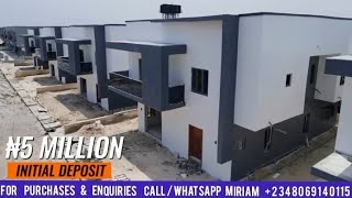 N5m Deposit, 24months Payment Plan. Duplexes & Terraces for Sale in Paragon Terraces Ajah, Lagos NG