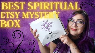 Best Spiritual Etsy Mystery Box Ever!! | Sip N Peace Meditation Unboxing