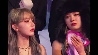 Sakura & Eunchae crying for Seventeen