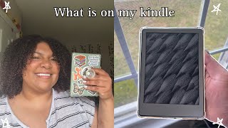 what is on my kindle paperwhite ? | kindle girlie eraaa 🌿🎀✨