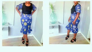 how to make this simple diy skirt with  a matching top (part 2)