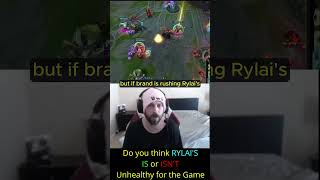 August - "Do you think Rylai's IS or ISN'T Unhealthy for the Game" (BRAND, VIKTOR)