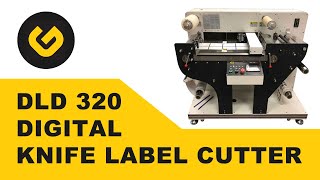 DLD 320 Digital knife label  cutting machine