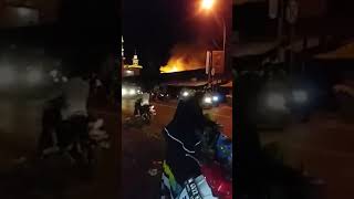 Kebakaran pasar tanah merah bangkalan