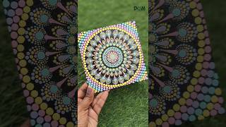 Dot Painting on canvas 🎨🎨 #art #trending #ytshorts