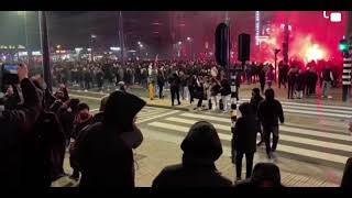 Lockdown protest in Rotterdam, Netherlands ll Protest proti lockdownu v Rotterdamu, Holandsku