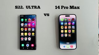 iphone 14 Pro Max vs Samsung S22 Ultra | Speed Test