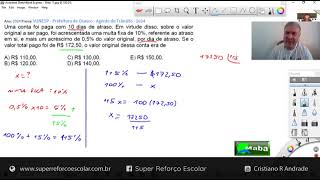 MABA CONCURSOS  -  VUNESP  -  2024  -  JUROS E MULTA POR ATRASO  -  Com prof. Cristiano Andrade