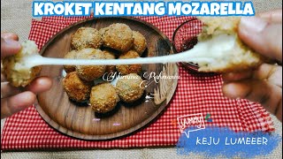 KROKET MOZARELLA | BOLA KENTANG KEJU LUMER | SUPER ENAK | MUDAH SEDERHANA