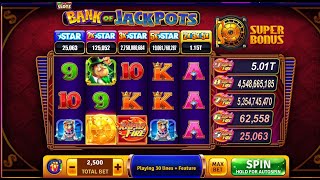 BANK OF JACKPOT - BİG PASS Vegas Casino Slots Today™️ Machine Jackpot Big Bonus Android Gameplay