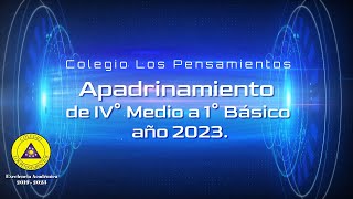 Actividad de Apadrinamiento del IV° Medio  al 1° Básico 2023