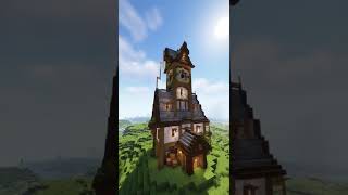 Minecraft Medieval Clock Tower Building Idea