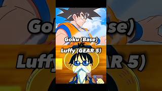 Goku Base vs Luffy #whoisstrongest #shorts #viral #foryoupage #foryou  #beastgohan  #dbs #goku