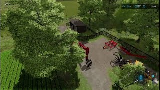 Building firewood processor/refilling production/government work |The Old Stream Farm |Fs22 |Ps4