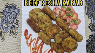 BEEF RESHA KABAB | EASY RECIPE