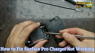 How To Fix Surface Pro Charger Not Working إصلاح شاحن  الحاسوب