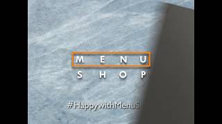 #HappywithMenuShop New Customers