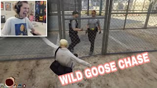 xQc goes on a Wild Goose Chase in Prison