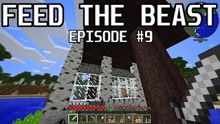 Minecraft FEED THE BEAST: EP #9 (SOLAR PANEL PLATFORM) [Crackpack]