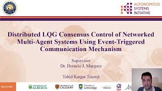 Distributed LQG consensus control of networked multi-agent systems by  event-triggered communication