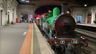 Steamrail Y112 Arriving In Ballarat