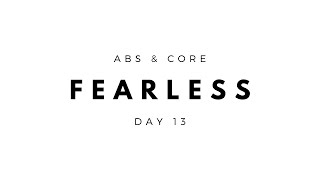 DAY 13 // THE 25 DAY HIGH INTENSITY FITNESS PROGRAMME // WELCOME TO FEARLESS | THE HIIT DUDE