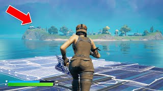 I Skybased to the SPAWN ISLAND in Fortnite Season 7...