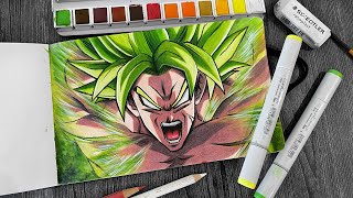 Drawing Broly - Dragon Ball Super