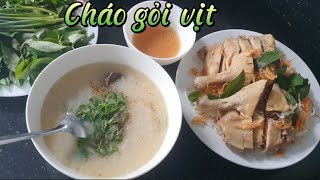 Cháo gỏi vịt