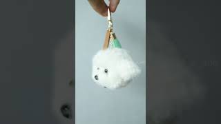 #비숑 #강아지인형 #양모펠트 #양모인형 #강아지키링 #니들펠트 #짜아앙공작소 #bichonfrise #needlefelt #keyring #zza_a_ang #shorts