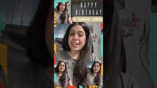 Happy birthday to S JANAKI AMMA ♥️ | Roja Poo Cover | Sanjana Mohandoss