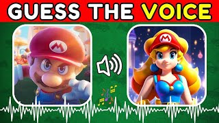 Guess the Mario Characters by Their Voice 🍄🍄🍄- Can You Guess The Super Mario Characters