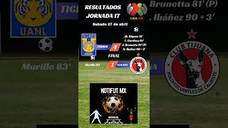 Tigres vs Tijuana. Jornada 17 de la #ligamx #tigresuanl #tijuanafc