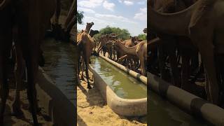 Camels thirsty #shorts  #shortvideo  #youtubeshorts