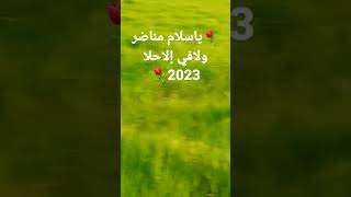 ياسلام علي مناضر في الطبيعة 2023