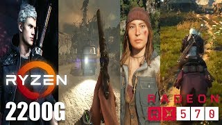 TESTING 5 GAMES - RYZEN 3 2200G, RX 570 8GB GDDR5 and 8GB DDR4 RAM