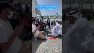 Dubai prince  sheikh hamdan playing with baby boy on airport #shorts