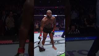 Derrick Lewis took his pants off on stage post fight.