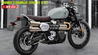 2024 TRIUMPH SCRAMBLER 1200X & XE XC Carrying a 1200cc Bonneville Engine