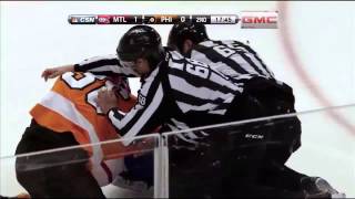 Brandon Prust Vs. Zac Rinaldo Fight 4/3/13