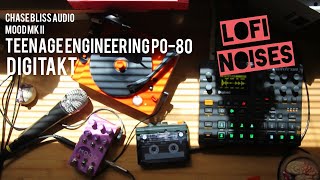 Elektron digitakt,teenage engineering PO-80,Chase bliss audio mood mk ii 29/4/23 14:00 Lofi JAM